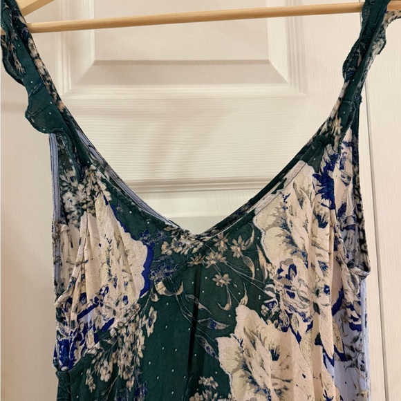 Free People Lauria Blue and White Floral Slip Dress - Picture 5 of 6